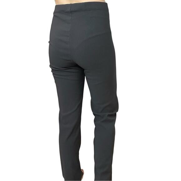 Franne Golde Trousers Pants Dark Gray Pull On Work Straight Leg Size 12 Large - Picture 2 of 6